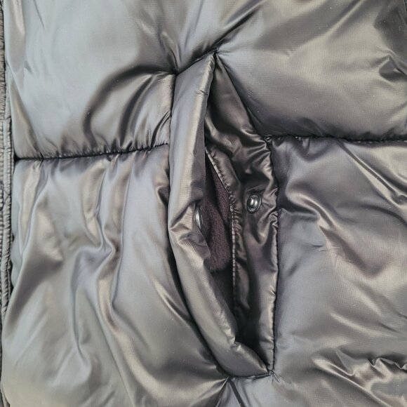 Gap Big Puff Cropped Black PrimaLoft Jacket BNWT - Size Large - Picture 8 of 15